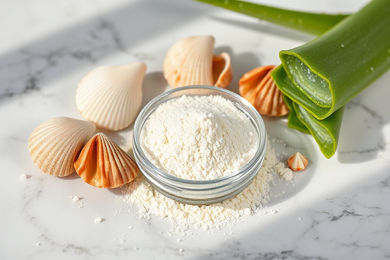 Ingredientes de Gialuron: colágeno marino y aloe vera